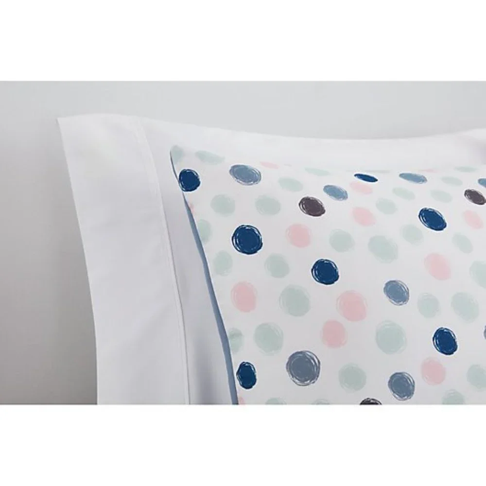 Simply Essential™ Dots 2-Piece Twin/Twin XL Comforter Set in Indigo/Pink